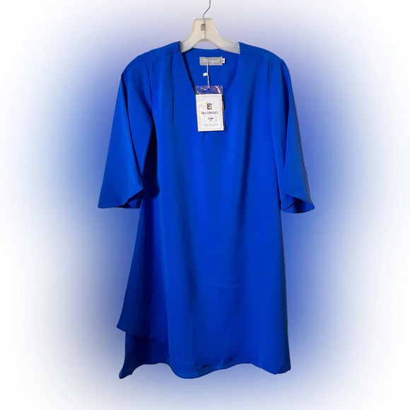 NWT Women’s Mid Sleeve Bell Sleeved Mini Dress - Picture 2 of 6